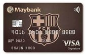 Maybank FC Barcelona Visa Signature Card