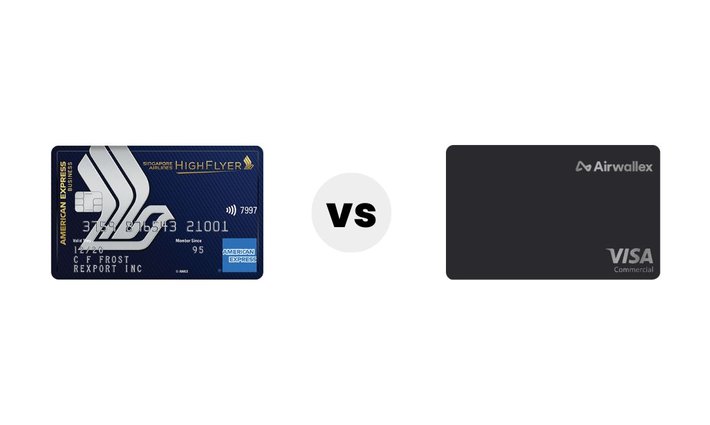 Amex Singapore Airlines Business Credit Card vs Airwallex Borderless Card
