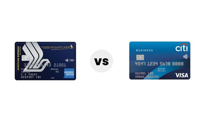 Amex Singapore Airlines Business Credit Card vs Citi Business Card