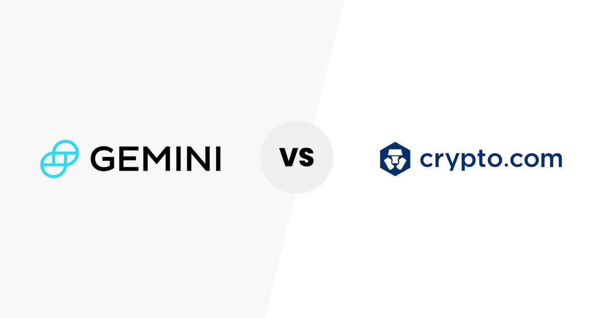 Gemini Vs Crypto.com - Which Exchange Wins In Singapore?